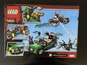 Sealed LEGO 76004 Marvel Super Heroes Spider-Man Spider-Cycle Chase!