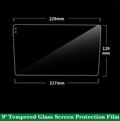 2.5D 9H Tempered Glass Screen Protector Film Curved Navigation Screen Protector