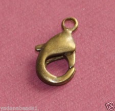 15 Lobster Clasps 15x8mm