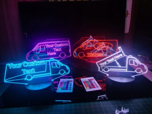 Ford Transit Van Recovery Tipper Camper LED Light Personalised mk7 mk8 mk6. - Picture 2 of 9