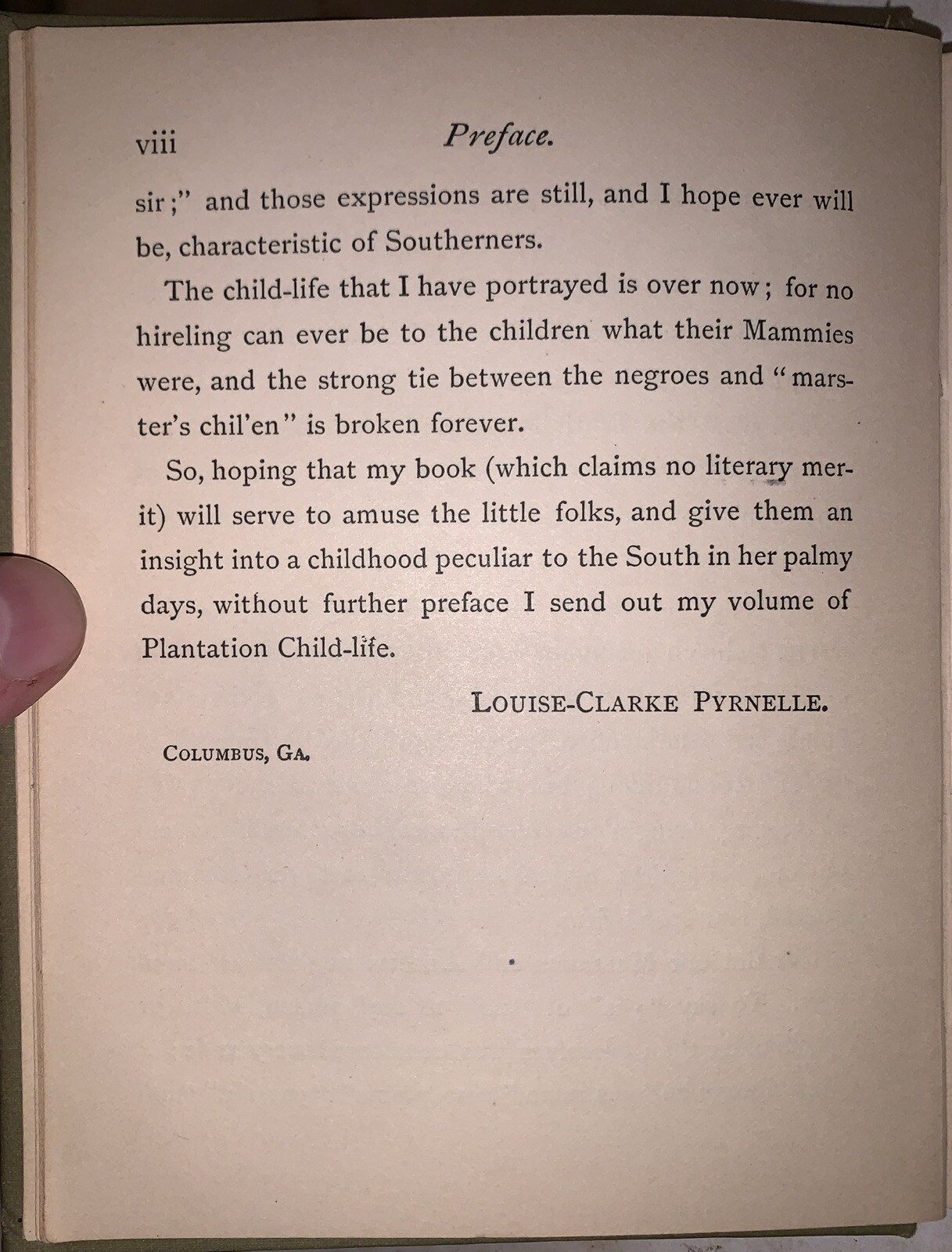 1882, 1st, DIDDIE DUMPS AND TOT OR PLANTATION CHILD-LIFE, LOUISE-CLARKE PYRNELLE