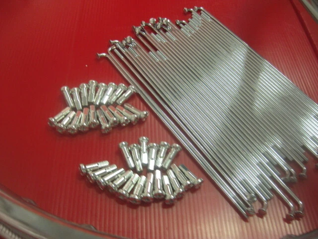 Fit SUZUKI B105P F&R WHEEL RIM 2PCS+ SPOKE SET 72PCS + TAPE RUBBER SET #BI044# Foto 4 de 4