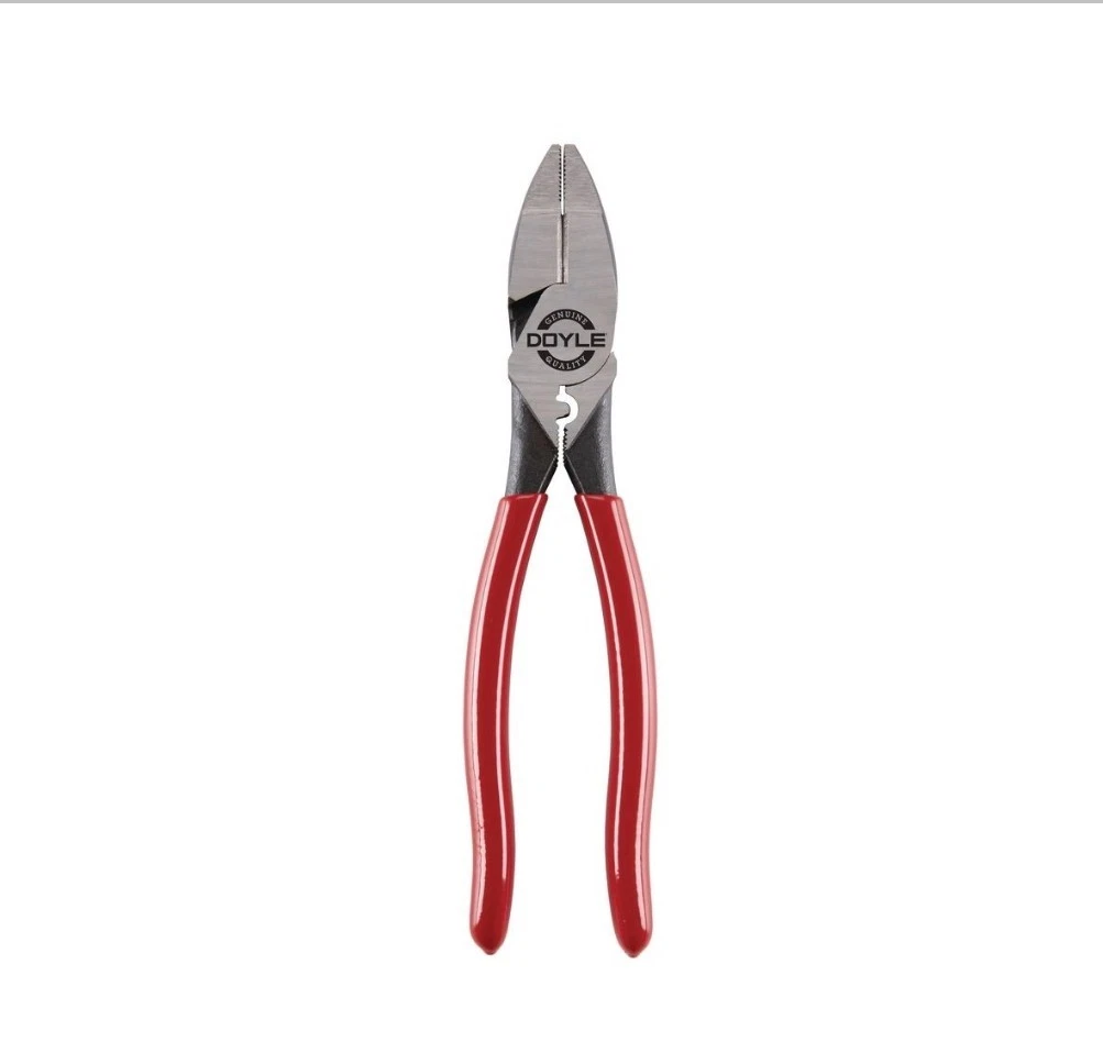 9 1 2 in. High Leverage Linesman Pliers with Crimping Tool