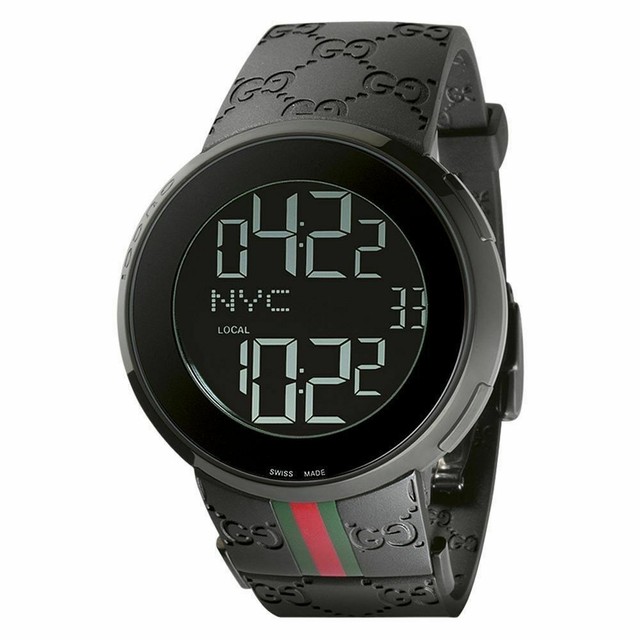 Gucci Digital Rubber Band Wristwatches for sale | eBay