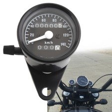 Odómetro Negro Velocímetro Tacómetro Calibre Café Corredor Moto 12V Moto