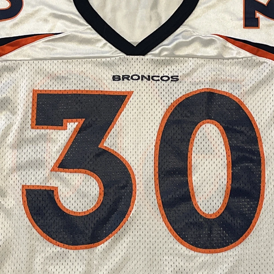 Футболка Denver Broncos Terrell Davis мужская размер XL 48 чемпионская белая винтажная - Изображение 4 из 4