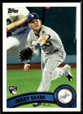 2011 Topps Update Jerry Sands Lot of 2 HS