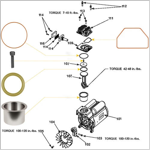 K-0650 Cylinder Sleeve Replacement Kit with DAC-308 Pre-Formed Piston Ring - Picture 11 of 11