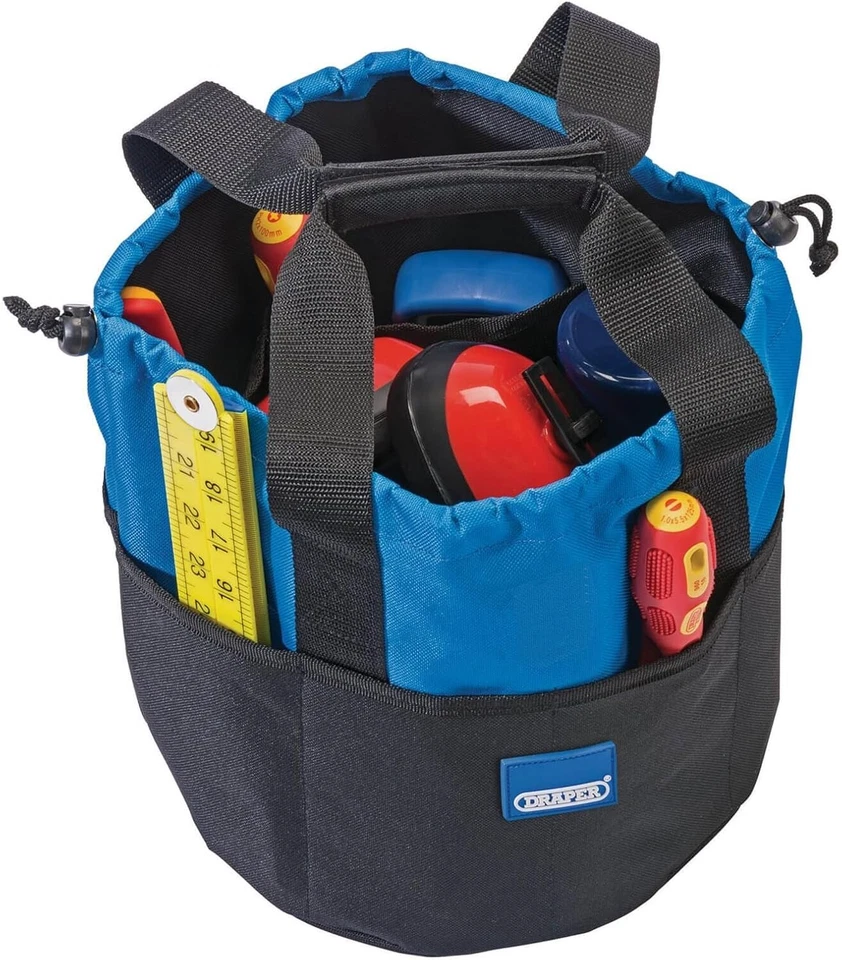 Draper 250mm x 250mm 14 Tasche Eimer Geformte Werkzeugtasche - 02984 - Bild 2 von 3