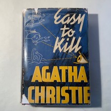Easy To Kill by Agatha Christie 1939 Grosset & Dunlap, 2nd edition Very Good/VG