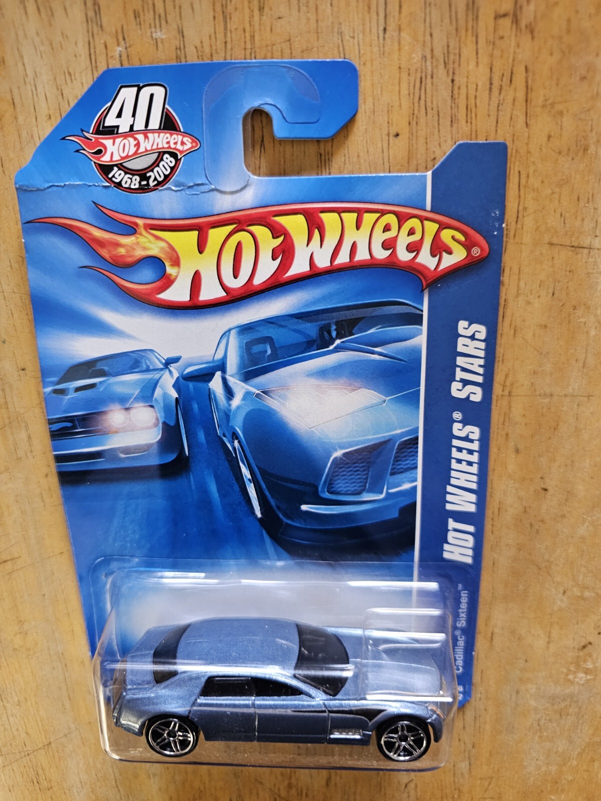 Hot Wheels Cadillac Sixteen. Blue; 2008 Hot Wheels Stars Series 085/172