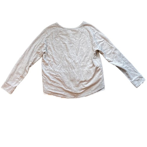 Generation Love Langarmshirt grau weiß Lochspitze Lagenlook Damen Größe M - Bild 5 von 8