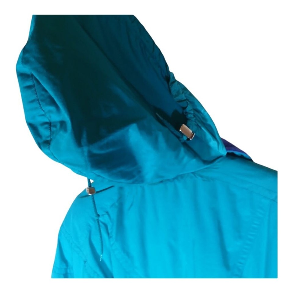 CB Sports Womens Ski Jacket Teal Size Medium Winter Fall Zipper Pockets
