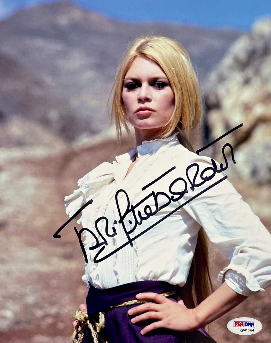BRIGITTE BARDOT Autographed SIGNED 8x10 PHOTO PSA/DNA CERTIFIED