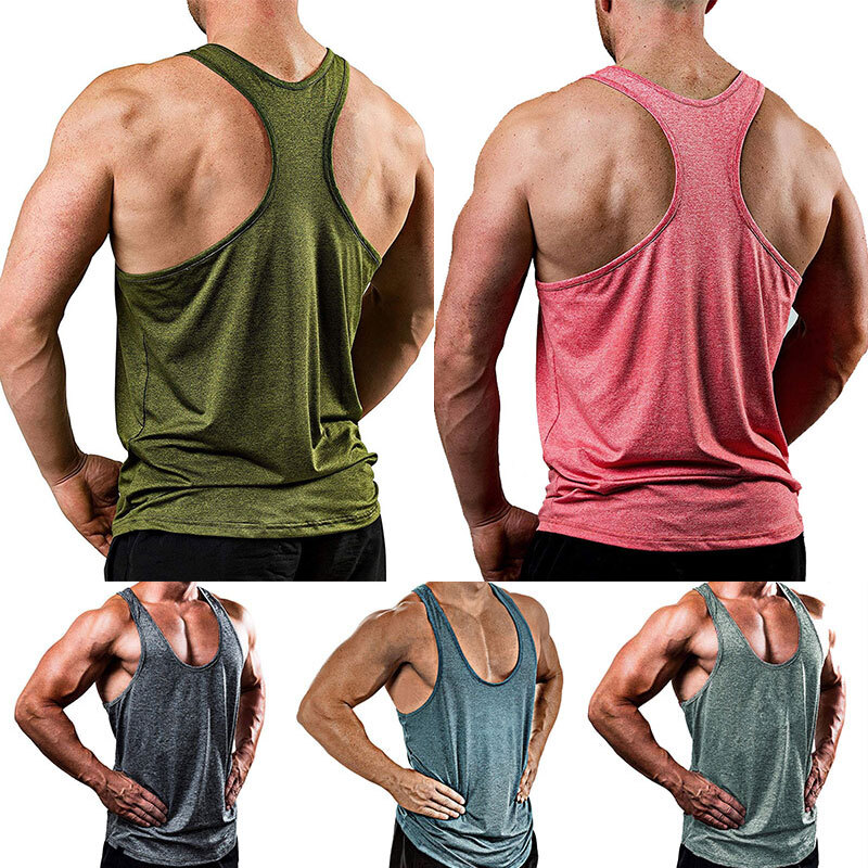 Canottiere Da Uomo Camicia Senza Maniche Da Palestra Uomo Bodybuilding Fness Allenamento Cotone Stampa Canotta Stringer Canottiera Uomo Casual Gilet Estivo 230311 Da 9,09 € | DHgate