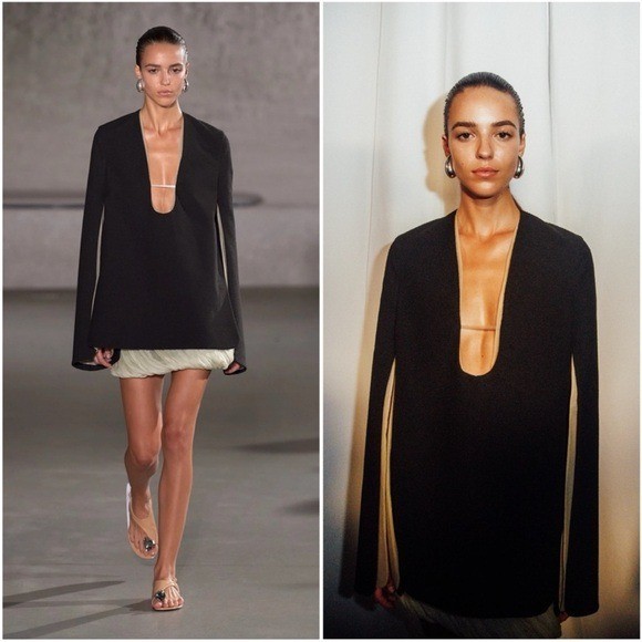 NWD Tory Burch STRETCH COTTON CREPE TUNIC $1,298 14 Runway