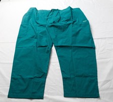 Landau Essentials Unisex 2 Pocket Classic Scrub Pants MS7 Hunter Green Size 4XL