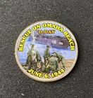 Colorized Kennedy Half Dollar D-Day Rescue On Omaha Beach Free Shipping