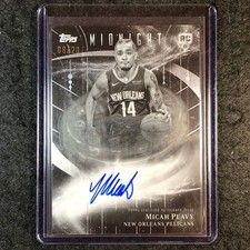 2025-26 Topps Midnight MICAH PEAVY Stroke of Midnight Rookie Auto Equinox 8/20