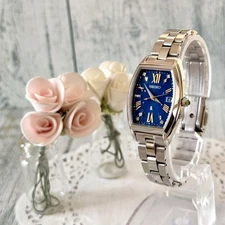 Limited SEIKO Rukia Watch 1B32-0AA0 Radio Solar Navy LUKIA,13720