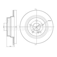 Metelli 2X Bremsscheibe Hinten Ø300 Mm Voll FüR Mercedes-Benz E-Klasse T-Model