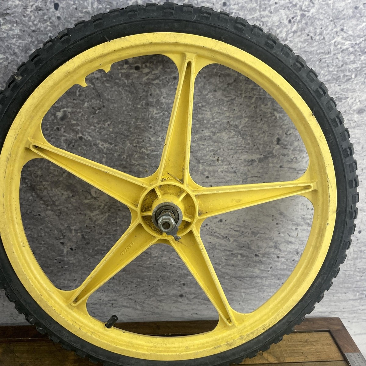 LESTER MAG WHEELS SET COASTER 黄】前後set Vintage Lester Mag BMX Bike Wheels Set Yellow 20