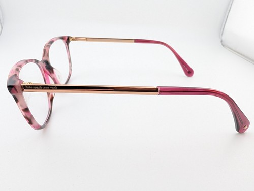 Kate Spade Eyeglasses, Frames Only, Natalia YJM, 52-16-140, Red Tort/Gold - Picture 6 of 19