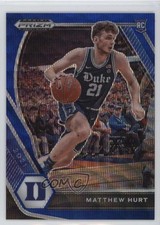 2021-22 Panini Prizm Draft Picks Blue Wave 23/249 Matt Hurt Matthew #34 lh0
