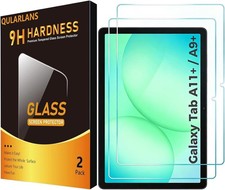 2 Pack Tempered Glass Screen Protector for Samsung Galaxy Tab A9 Plus  A11 Plus