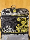 Vera Bradley Hanging Travel Organizer Toiletry Bag Baroque Black Yellow Quilted — photo 7