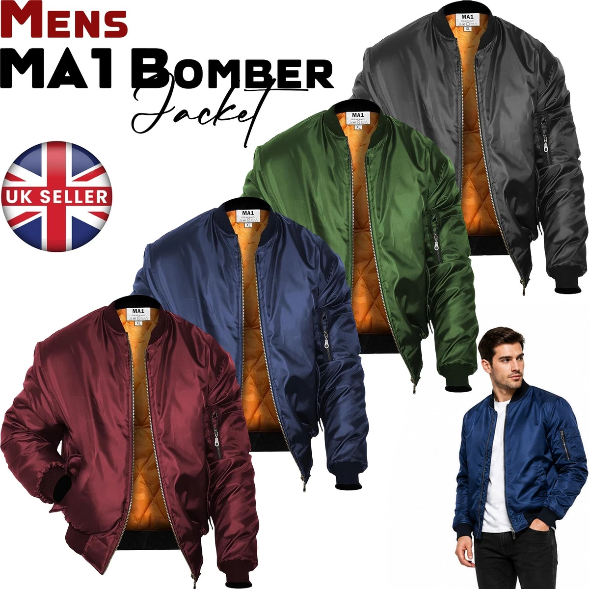 MA1 Coats, Jackets & Vests for Men for Sale - Shop New & Used - eBay