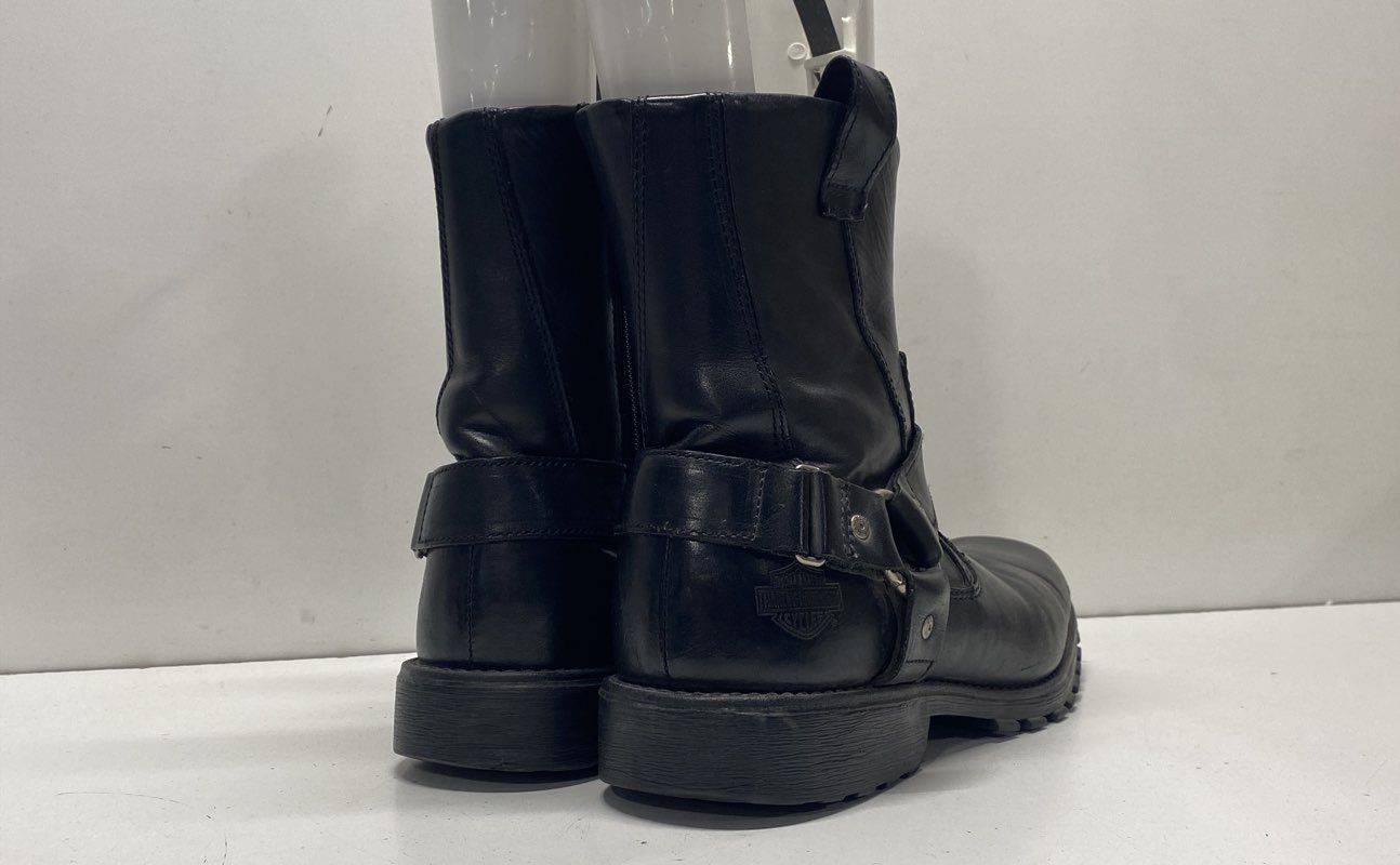 Harley-Davidson Black Solid Harness Boot Boot Men… - image 4