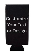 Aisladores personalizados para latas Koozie/manga de latas/latas de 12 oz o 16 oz - colores surtidos