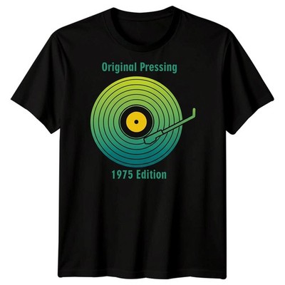 Original Pressing 1975 Edition Vinyl Schallplatten Musik Herren T-Shirt