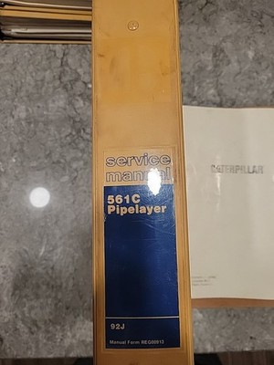 CAT Caterpillar 561C Pipelayer Tractor Repair Shop Service Manual crawler book