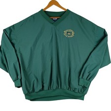 HitWear Vintage Baylor University Windbreaker Men 2XL Green Bear Express Nylon