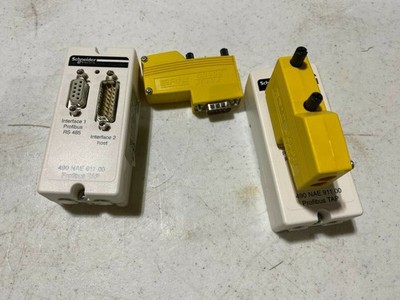 1x SCHNEIDER Electric 490NAE91100 Profibus Interface Connector w/ERNI Plug, NOS