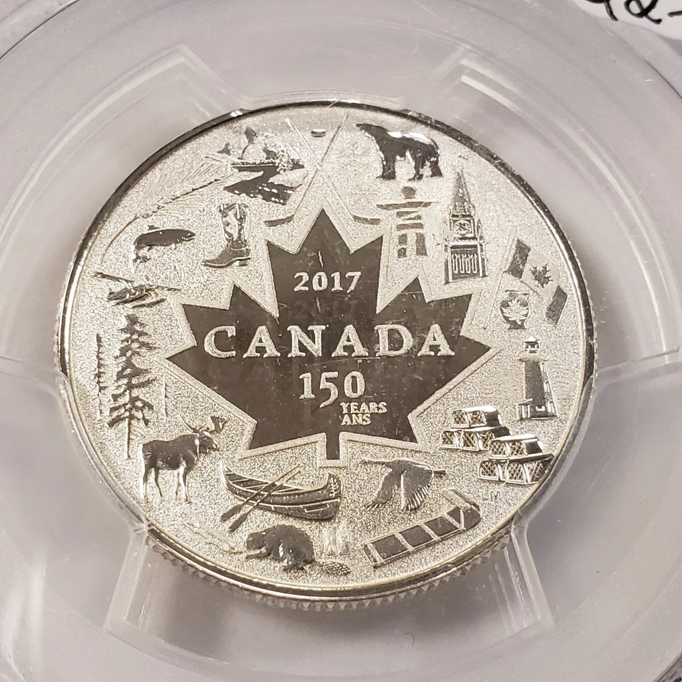 2017 $3 Canada 1/4 oz .9999 Silver - PCGS SP 69 - SKU-Q2382 - Image 3 of 4