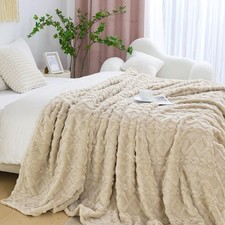 Aganear Blanket Queen Size - Fuzzy Cozy Soft Blanket for Couch, Sofa, Bed, Of...