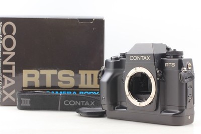 Top MINT in Box] Contax RTS III 35mm SLR Film Camera Black Body