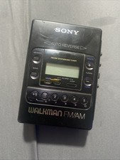 Sony Walkman FM/AM WM-F2081 - PARTS/REPAIR Radio Works Probably Needs New Belt