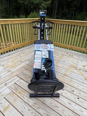Chuck Norris Total Gym XLS W/DVDs, Manual, Wing Bar, Draining Deck