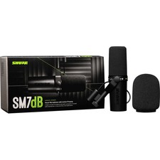NEW Shure SM7DB Active Dynamic Cardioid Vocal Microphone with Built-in Preamp