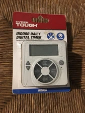 Indoor Digital Timer Home Security Daily Dusk To Dawn Electrical Hyper Tough