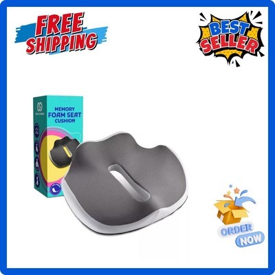 Ergonomic Seat Cushion, Lumbar Support for Office, Desk, Car  Seats & Wheelchair