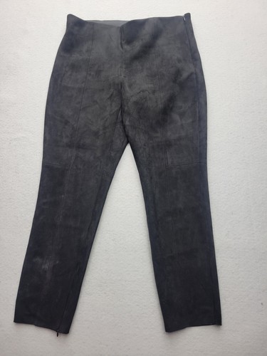 Zara Damen Hose XXL schwarz Mid Rise Legging fester Strick Polyestermischung