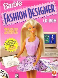 Barbie Fashion Designer CD-ROM (PC, 1996) Windows 3.1/95 B589