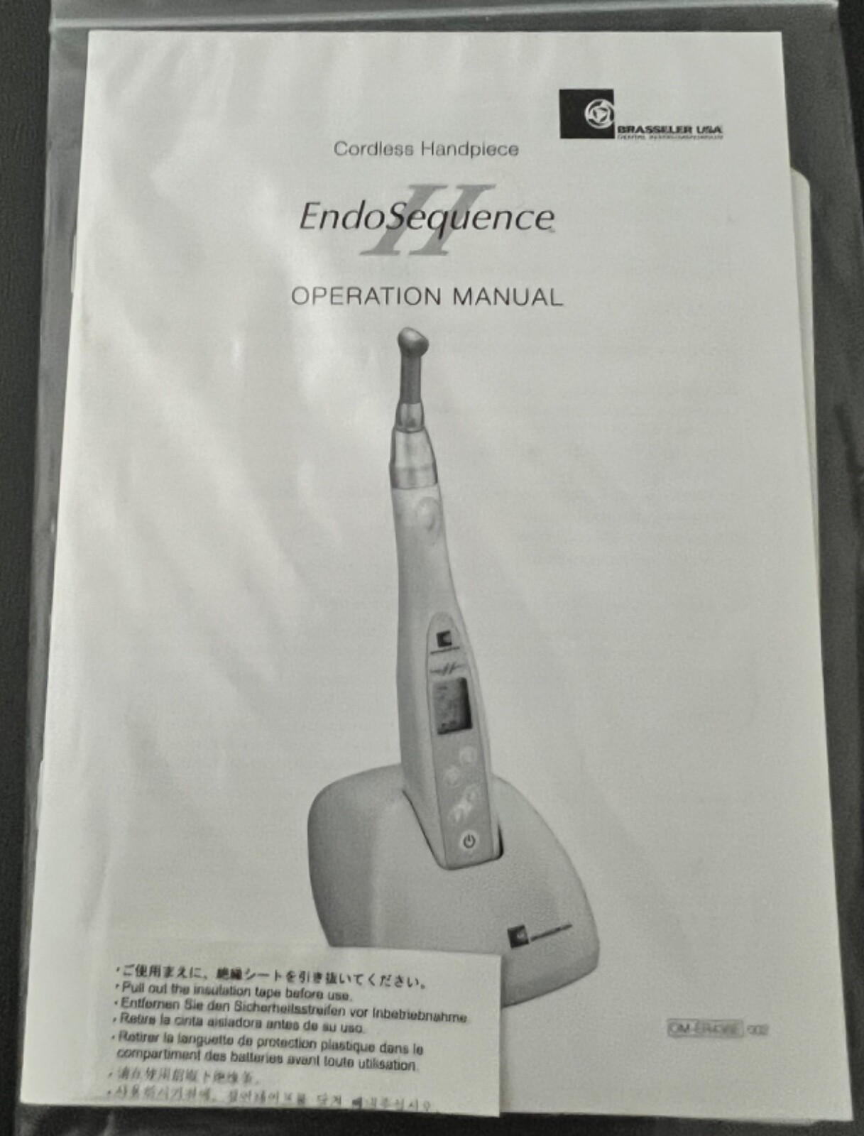 Brasseler USA EndoSequence II Cordless Endodontic Handpiece eBay