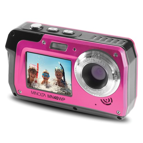 MINOLTA MN40WP-PK 48.0-Megapixel Waterproof Digital Camera (Pink) - Picture 4 of 6