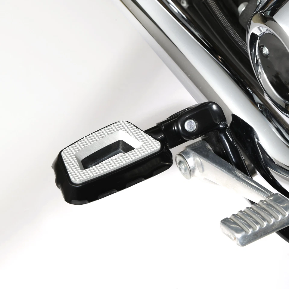 Clavijas de pie de montaje masculino aptas para Harley Touring Road Glide Softail Dyna Sportster XL Foto 2 de 4